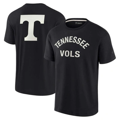 Fanatics Signature Unisex  Black Tennessee Volunteers Super Soft Short Sleeve T-shirt