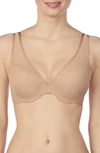 Le Mystere Sheer Illusion Demi Contour Underwire Bra In Natural