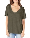 Michael Stars V-neck Tee In Camo