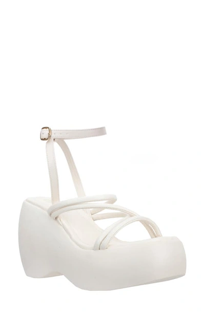 Offline Platform Sandal In Pearl