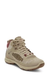 Keen Terradora Flex Mid Waterproof Hiking Boot In Plaza Taupe/ Windsor Wine