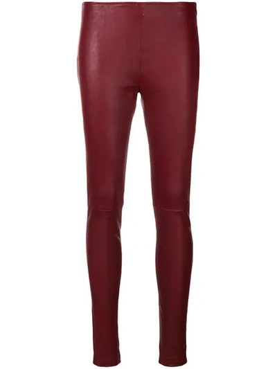 Manokhi Classic Stretch Leggings In Red