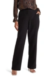 Love By Design Bailey High Rise Wide Leg Trousers In Black