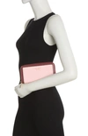 Kate Spade Morgan Colorblock Saffiano Leather Wallet In Dogwood Pink Multi