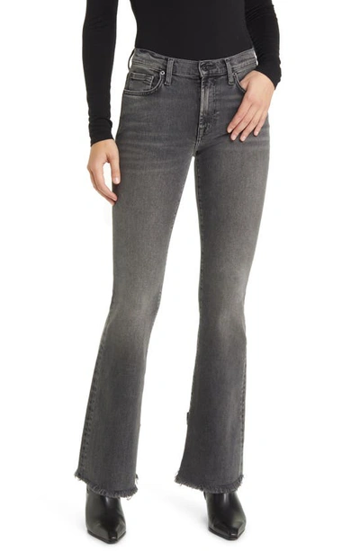 7 For All Mankind Tailorless Ultra High Waist Bootcut Jeans In Courage