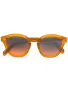 Oliver Peoples Boudreau L.a. Square Sunglasses In Brown