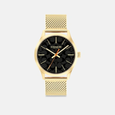 Coach Outlet Baxter Watch, 39 Mm In Gold