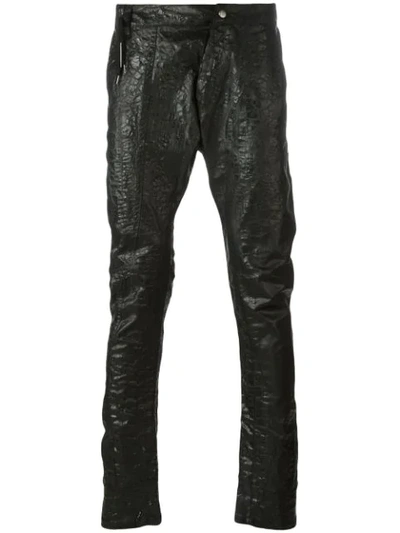 Army Of Me Elongated Tapered Trousers - Black