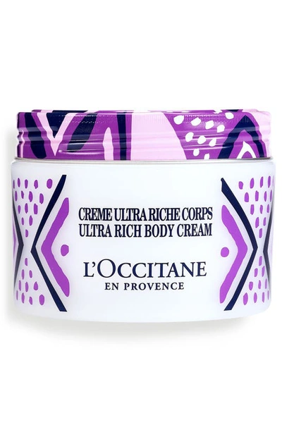 L'occitane Shea Lavender Ultra Rich Body Cream In White