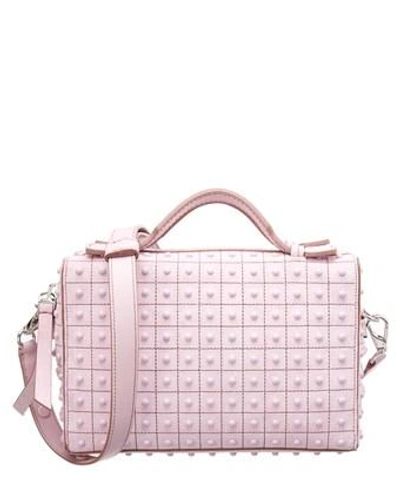 Tod's Gommino Mini Studded Leather Satchel In Pink