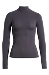 Skims Fits Everybody Funnel Neck Top In Graphite