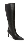 Billini Huda Knee High Pointed Toe Boot In Black