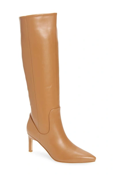 Billini Huda Knee High Pointed Toe Boot In Coffee