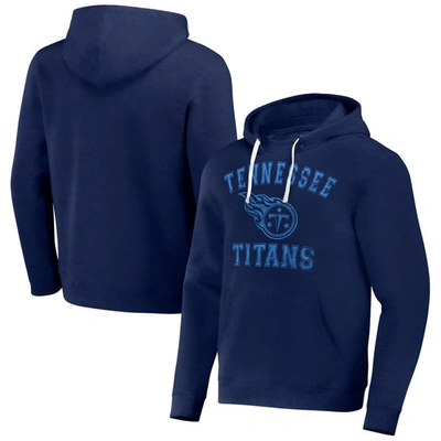 Nfl X Darius Rucker Collection By Fanatics Navy Tennessee Titans Coaches Pullover Hoodie