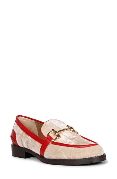 Saint G Cinzia Loafer In Red