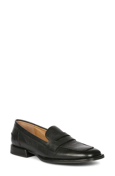 Saint G Carla Penny Loafer In Black