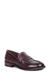 Saint G Micola Penny Loafer In Plum
