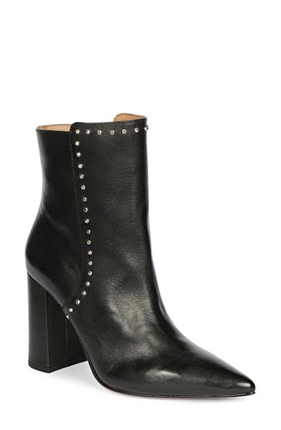 Saint G Fia Pointed Toe Bootie In Black