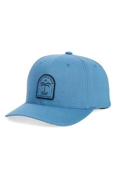 Travismathew Shark Sighting Baseball Cap In Stellar Blue