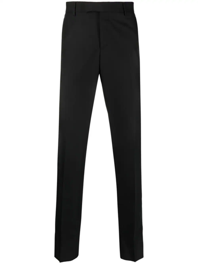 Lardini Mid-rise Tailored Trousers In Black