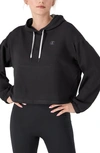 Champion Soft Crop Pullover Hoodie In Black