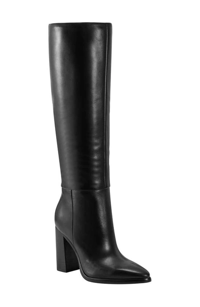 Marc Fisher Lannie Knee High Boot In Black