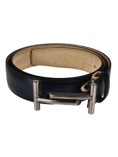 Tod's Blue Leather Belt