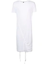 Army Of Me Asymmetric Drawstring T-shirt - White