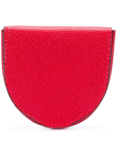 Valextra Small Coin Purse - Red