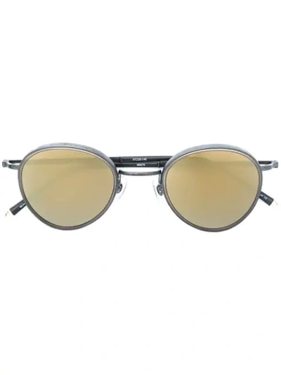 Matsuda Round Frame Sunglasses In Grey