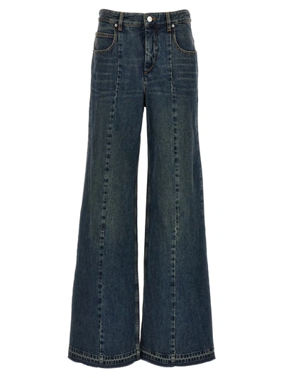 Isabel Marant Noldy Jeans In Blue