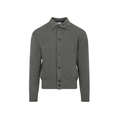 トップス Lemaire convertible collar cardigan M Lemaire Convertible Collar Cardigan Sweater In Green | ModeSens