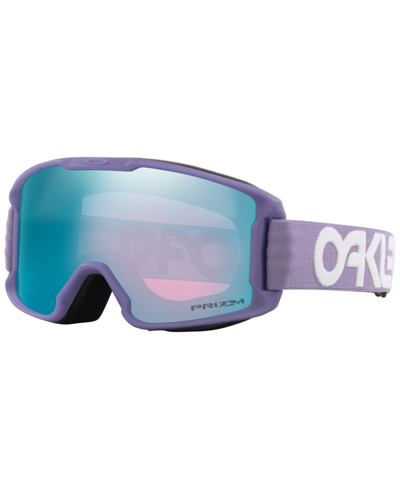 Oakley Line Miner Youth Fit Snow Goggles In Matte Lilac