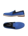 Dolce & Gabbana Loafers In Azure