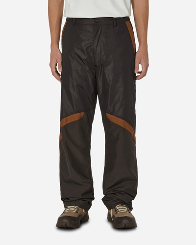 Moncler Born To Protect Nylon Pants Brown In Black