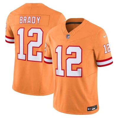 Nike Tom Brady Tampa Bay Buccaneers  Men's Dri-fit Nfl Limited Football Jersey In Orange