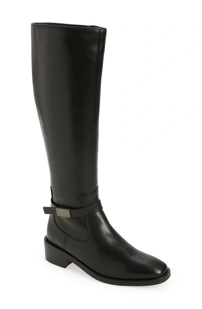 Aquatalia Ciro Knee High Boot In Black