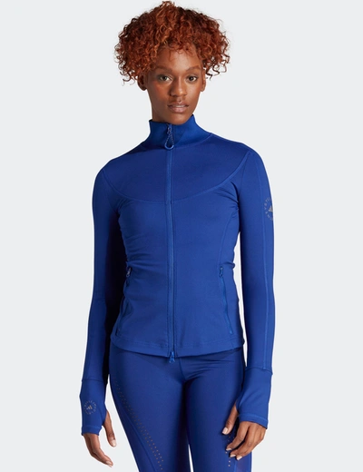 Adidas By Stella Mccartney Truepurpose Training Midlayer Jacket In Blue