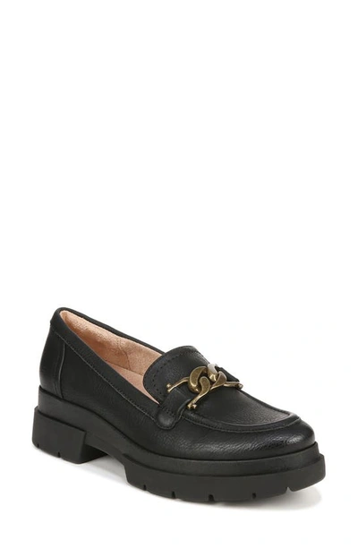 Soul Naturalizer Onyx Bit Platform Loafer In Black Faux Leather
