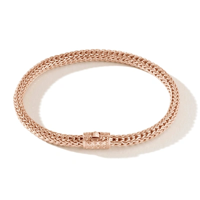 John Hardy Classic Chain 5mm Bracelet In 18k Rose Gold