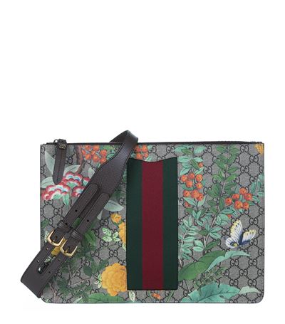 Gucci Floral Messenger Bag | ModeSens