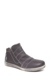 Cloud Accalia Wool Lined Ankle Boot In Velvet Dark Grey