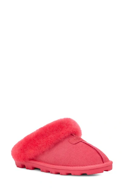 Ugg Shearling Lined Slipper In Pink Glow
