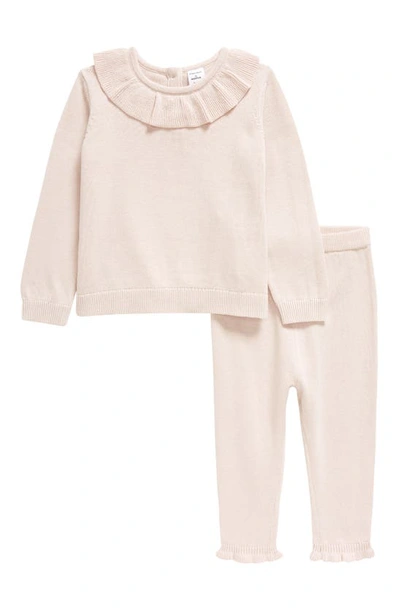 Nordstrom Babies' Ruffle Jumper & Trousers Set In Pink Hush