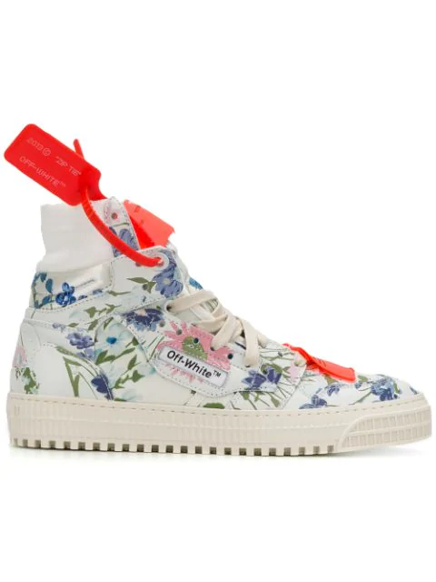 off white floral sneakers