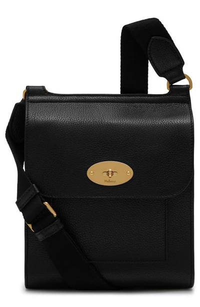 Mulberry Small Antony Leather Crossbody Bag In Black