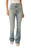 Free People We The Free Jayde Flare Jeans In Hayley Blue