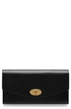 Mulberry Darley Continental Leather Wallet In A100 Black