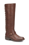 Eurosoft Selden Lace-up Tall Boot In Redwood