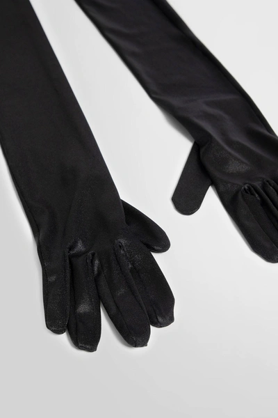 Saint Laurent Woman Black Gloves